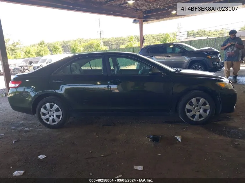 2010 Toyota Camry Le VIN: 4T4BF3EK8AR023007 Lot: 40256004