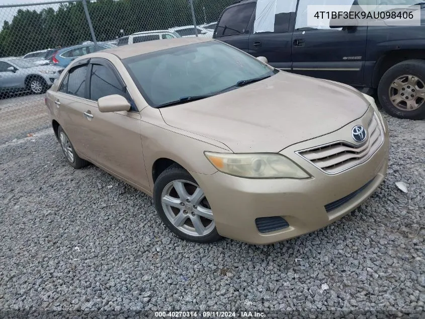 2010 Toyota Camry Le VIN: 4T1BF3EK9AU098406 Lot: 40270314