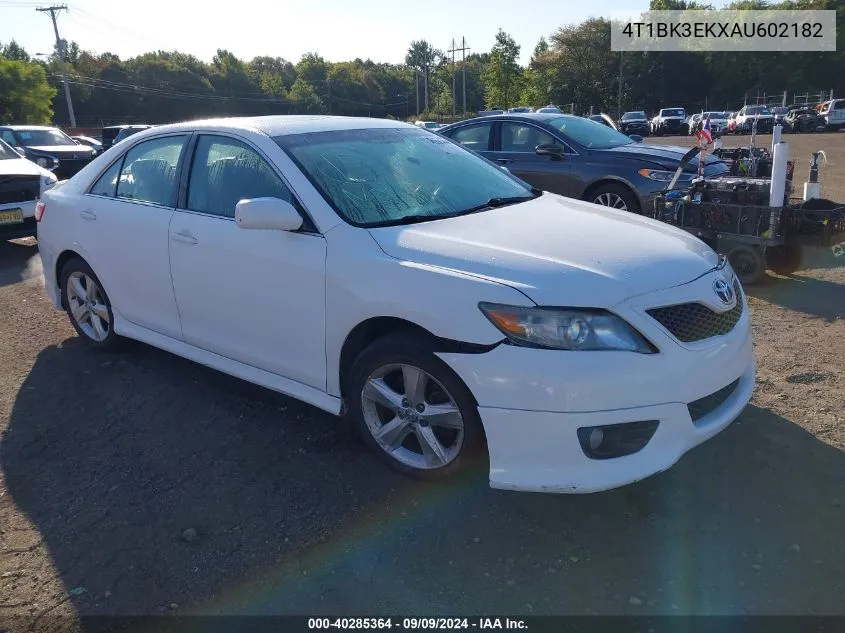 2010 Toyota Camry Se V6 VIN: 4T1BK3EKXAU602182 Lot: 40285364