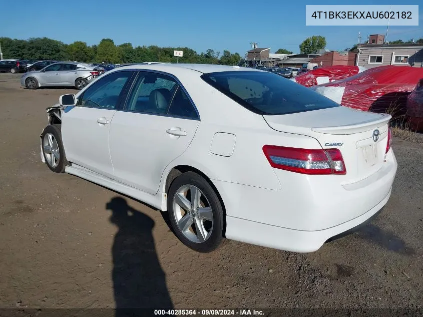 2010 Toyota Camry Se V6 VIN: 4T1BK3EKXAU602182 Lot: 40285364