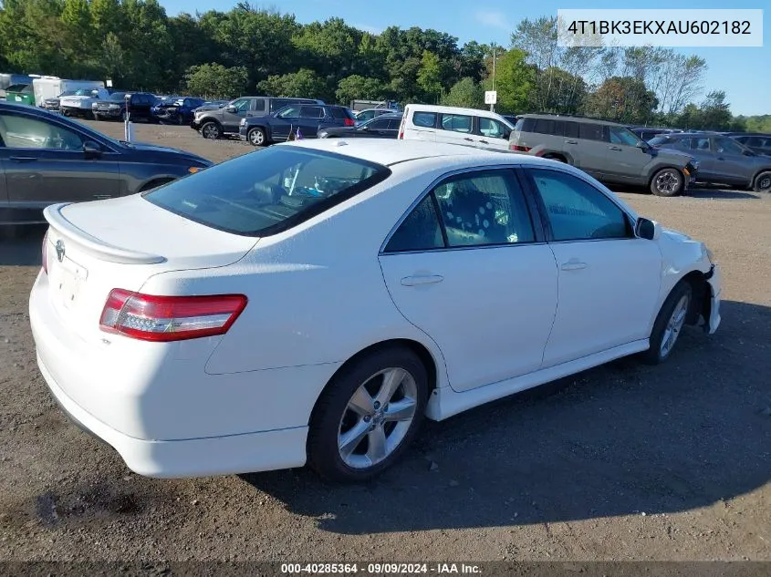 2010 Toyota Camry Se V6 VIN: 4T1BK3EKXAU602182 Lot: 40285364