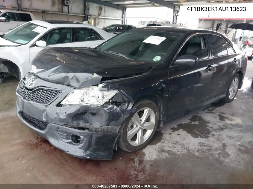 4T1BK3EK1AU113623 2010 Toyota Camry Se V6