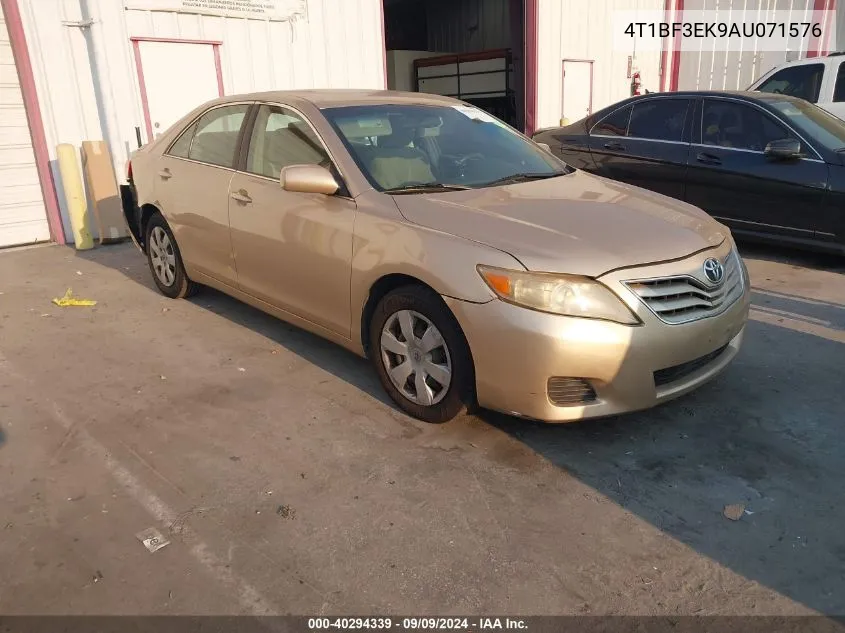 2010 Toyota Camry Le VIN: 4T1BF3EK9AU071576 Lot: 40294339