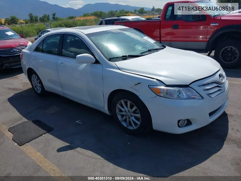 2010 Toyota Camry Xle V6 VIN: 4T1BK3EK3AU608518 Lot: 40301310