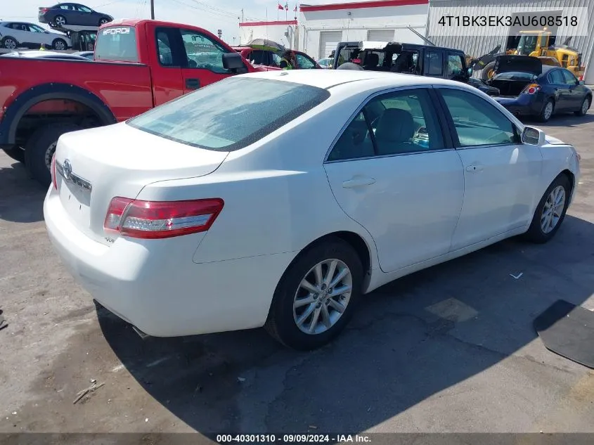 2010 Toyota Camry Xle V6 VIN: 4T1BK3EK3AU608518 Lot: 40301310