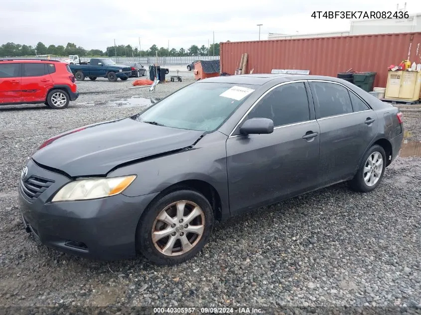 2010 Toyota Camry Le VIN: 4T4BF3EK7AR082436 Lot: 40305957