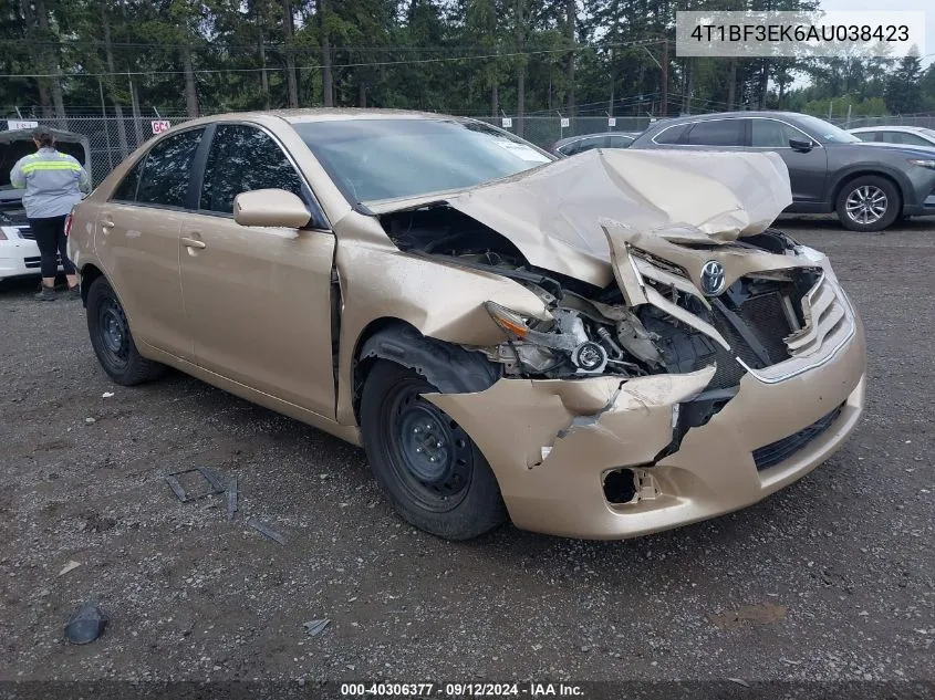 2010 Toyota Camry Se/Le/Xle VIN: 4T1BF3EK6AU038423 Lot: 40306377