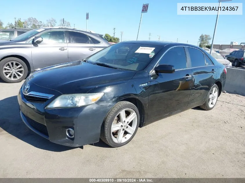 2010 Toyota Camry Hybrid VIN: 4T1BB3EK9AU124367 Lot: 40309910