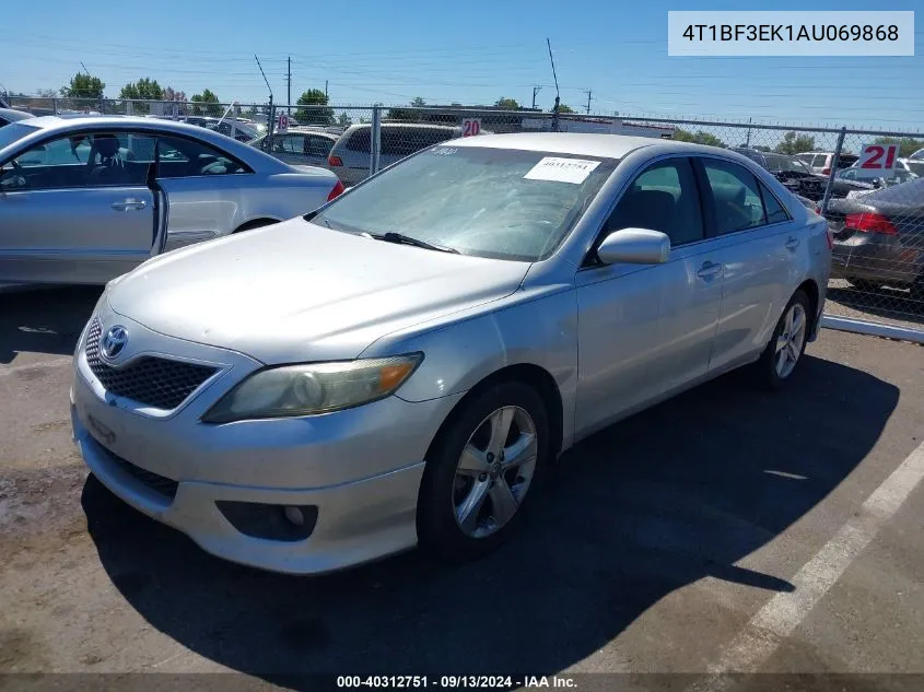 2010 Toyota Camry Se VIN: 4T1BF3EK1AU069868 Lot: 40312751