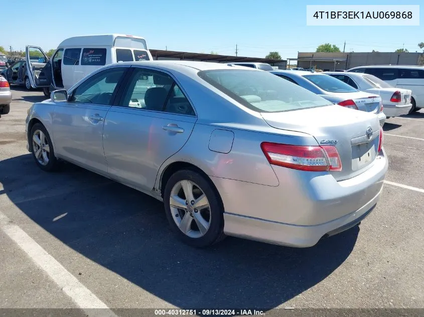 2010 Toyota Camry Se VIN: 4T1BF3EK1AU069868 Lot: 40312751