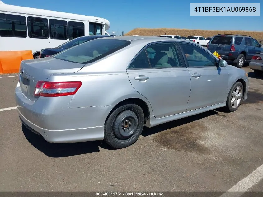 2010 Toyota Camry Se VIN: 4T1BF3EK1AU069868 Lot: 40312751