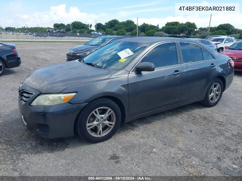 2010 Toyota Camry Se/Le/Xle VIN: 4T4BF3EK0AR021882 Lot: 40312906