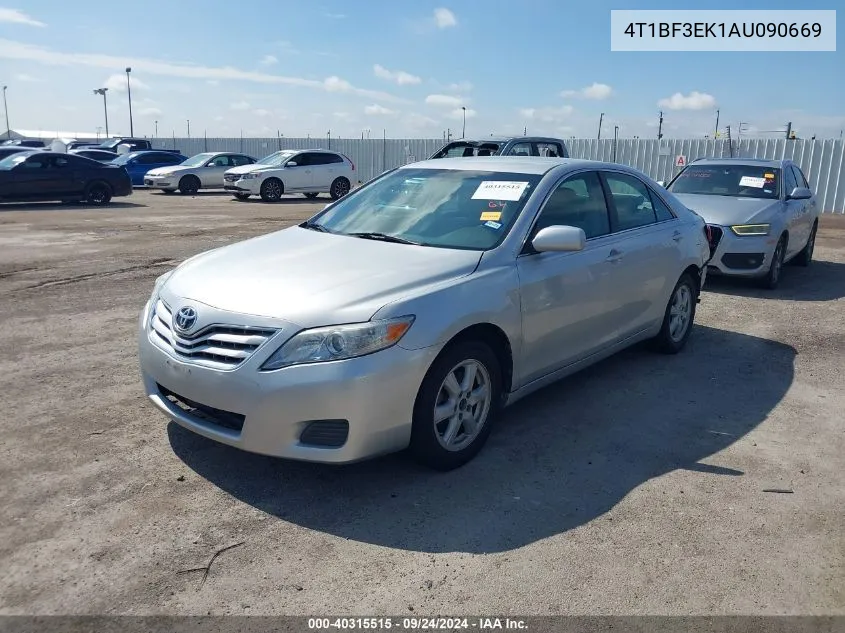 2010 Toyota Camry Le VIN: 4T1BF3EK1AU090669 Lot: 40315515