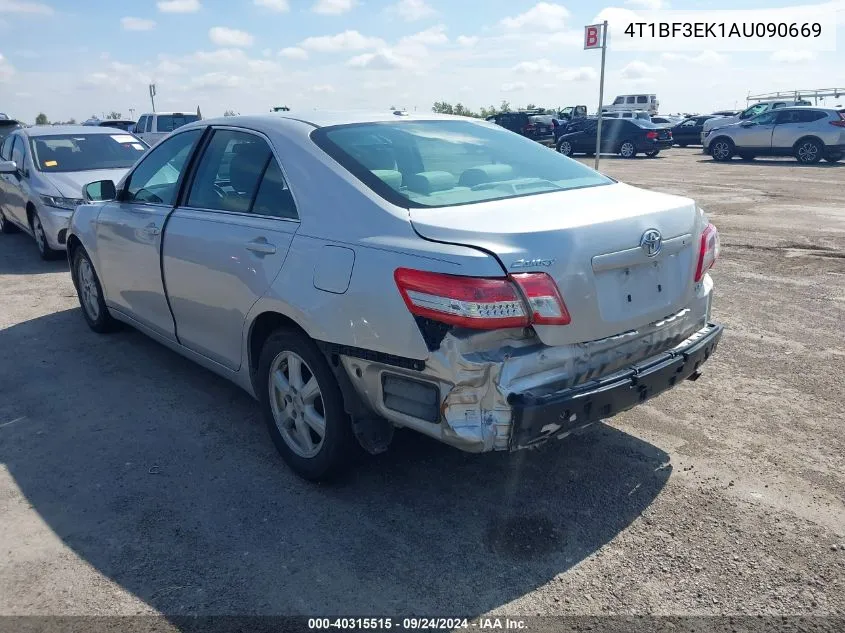 2010 Toyota Camry Le VIN: 4T1BF3EK1AU090669 Lot: 40315515