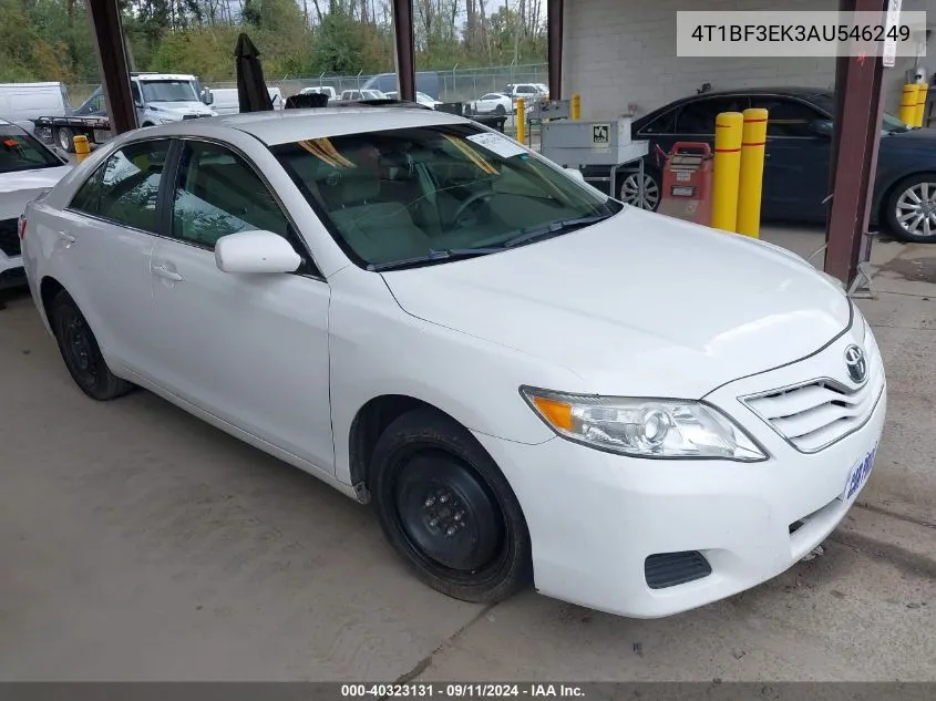 2010 Toyota Camry Se/Le/Xle VIN: 4T1BF3EK3AU546249 Lot: 40323131