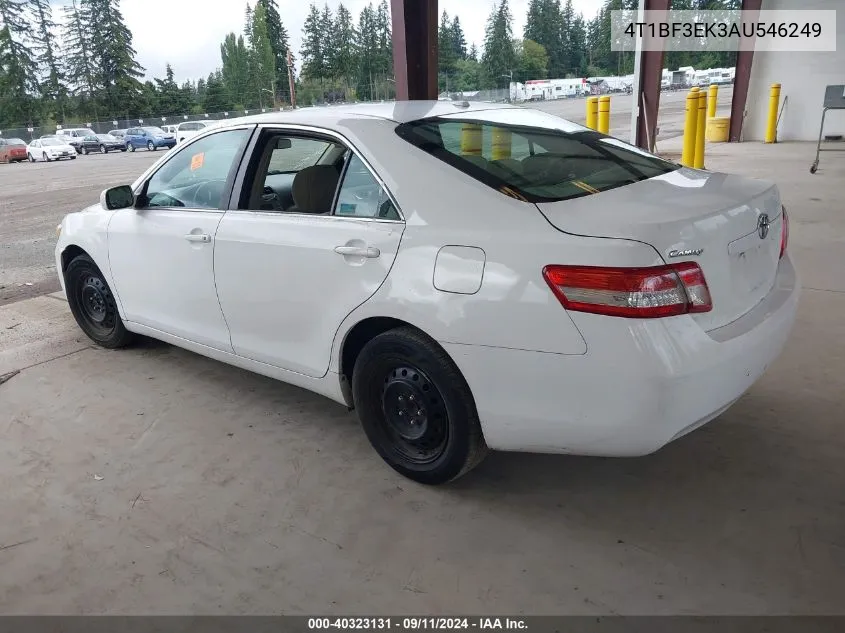 4T1BF3EK3AU546249 2010 Toyota Camry Se/Le/Xle