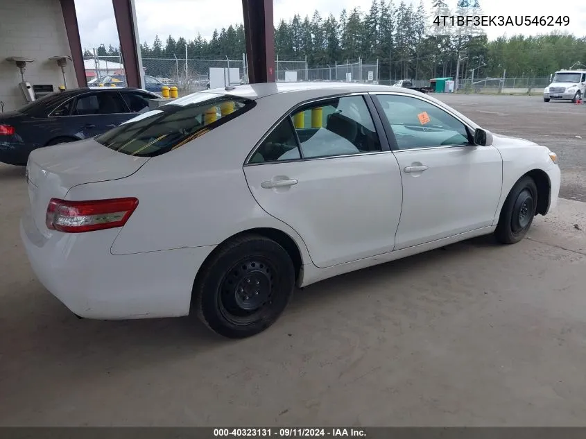 4T1BF3EK3AU546249 2010 Toyota Camry Se/Le/Xle