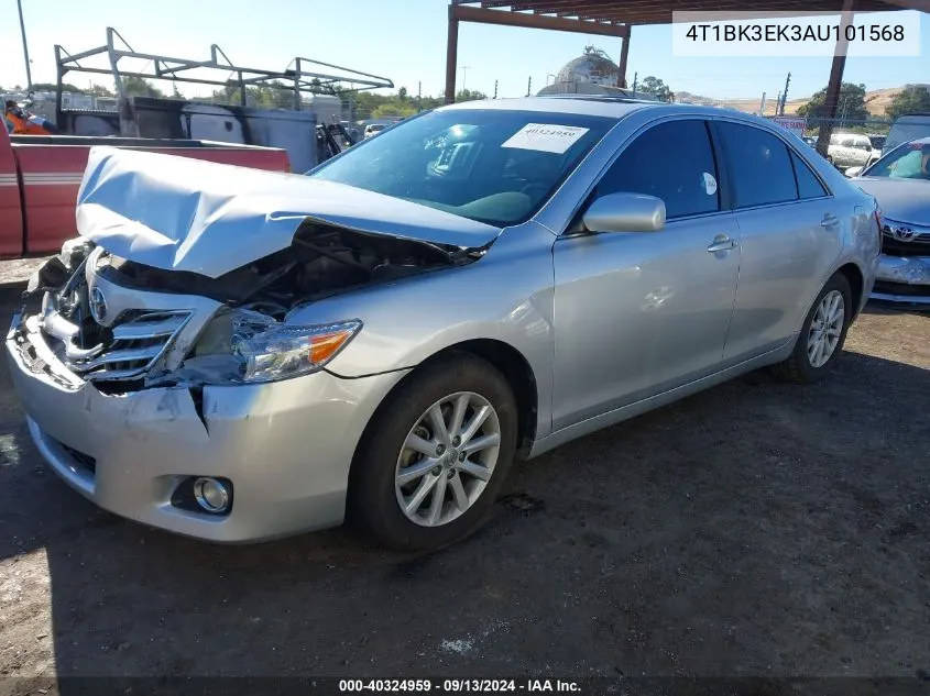 2010 Toyota Camry Xle V6 VIN: 4T1BK3EK3AU101568 Lot: 40324959