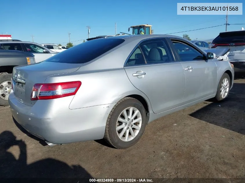 2010 Toyota Camry Xle V6 VIN: 4T1BK3EK3AU101568 Lot: 40324959