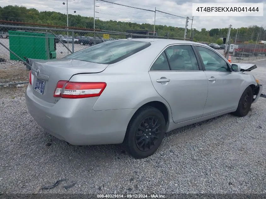 2010 Toyota Camry Le VIN: 4T4BF3EKXAR041444 Lot: 40329814