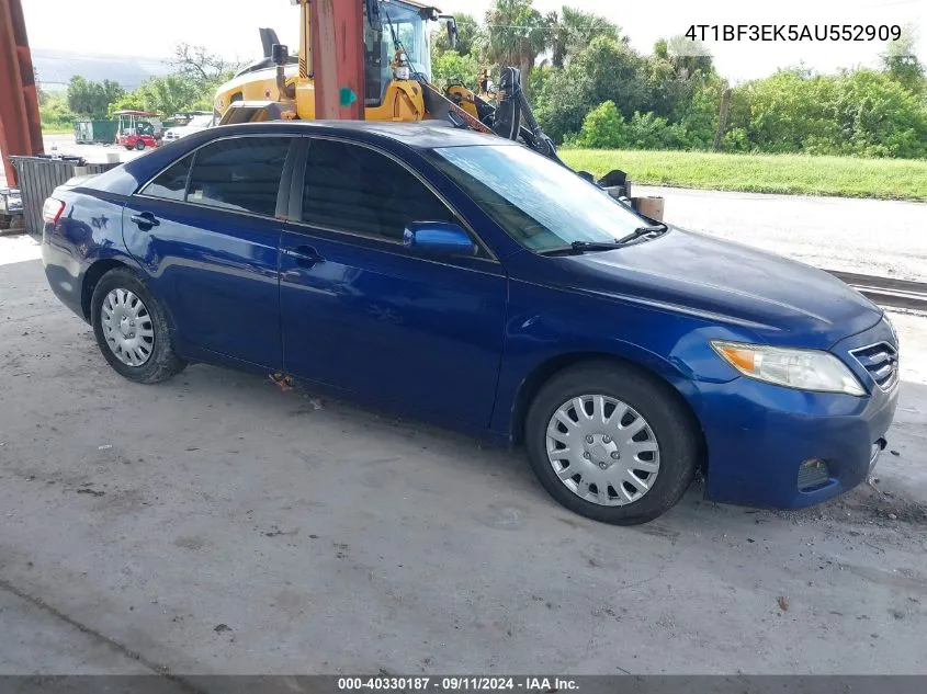 2010 Toyota Camry Base (Retail Orders Only) (A5) VIN: 4T1BF3EK5AU552909 Lot: 40330187