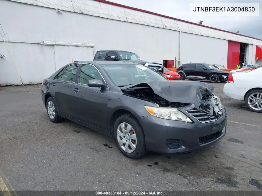 2010 Toyota Camry Le VIN: JTNBF3EK1A3004850 Lot: 40333184