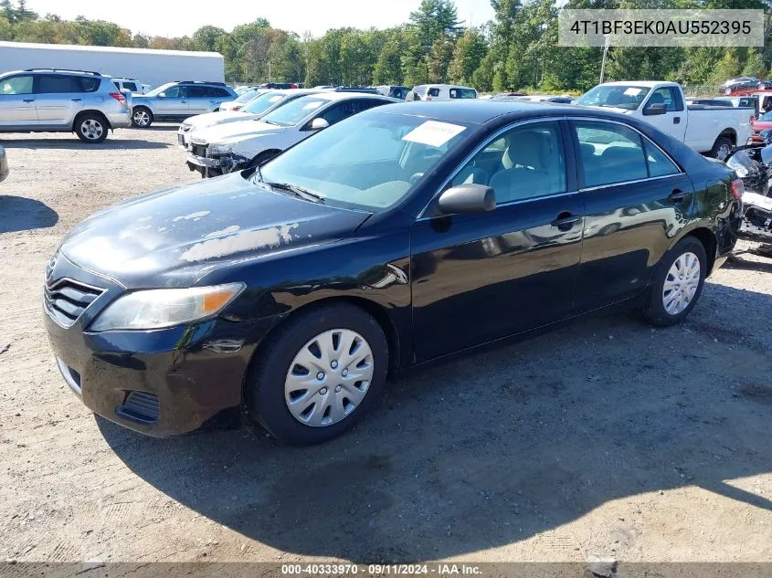 2010 Toyota Camry Le VIN: 4T1BF3EK0AU552395 Lot: 40333970