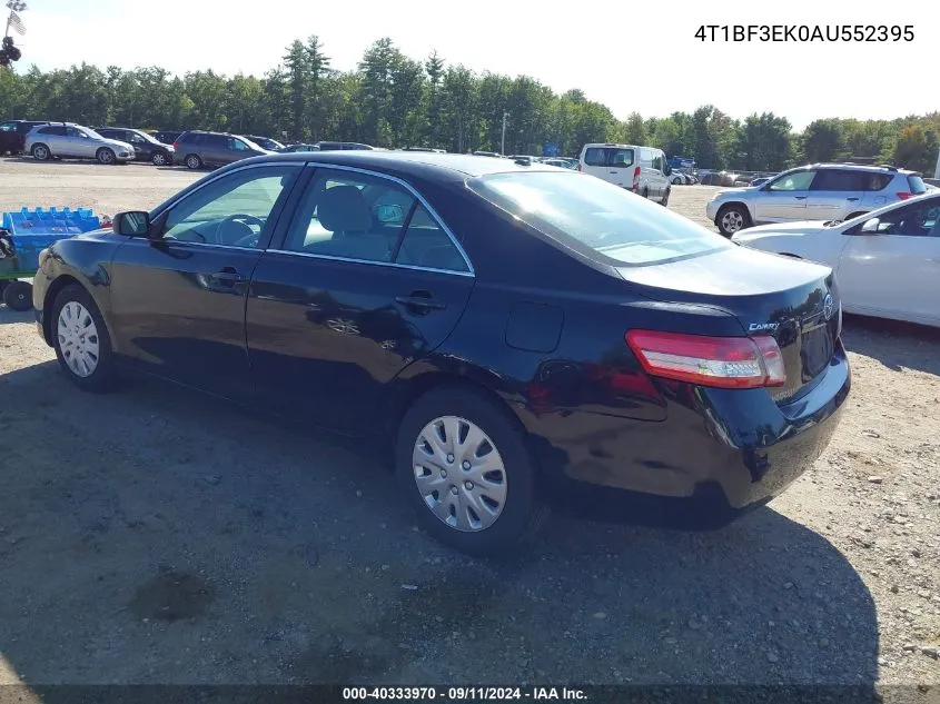 4T1BF3EK0AU552395 2010 Toyota Camry Le