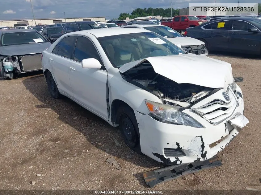 2010 Toyota Camry Se/Le/Xle VIN: 4T1BF3EK2AU528356 Lot: 40334813