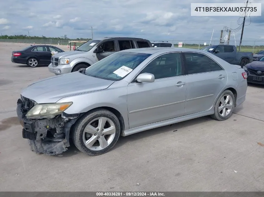 2010 Toyota Camry Se VIN: 4T1BF3EKXAU057735 Lot: 40336281