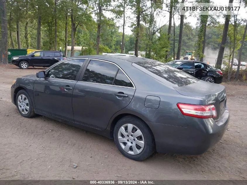 2010 Toyota Camry Le VIN: 4T1BF3EKXAU019177 Lot: 40336936