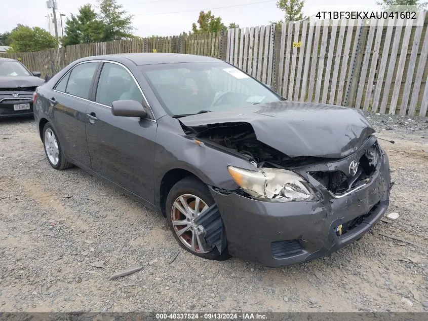 4T1BF3EKXAU041602 2010 Toyota Camry Se/Le/Xle