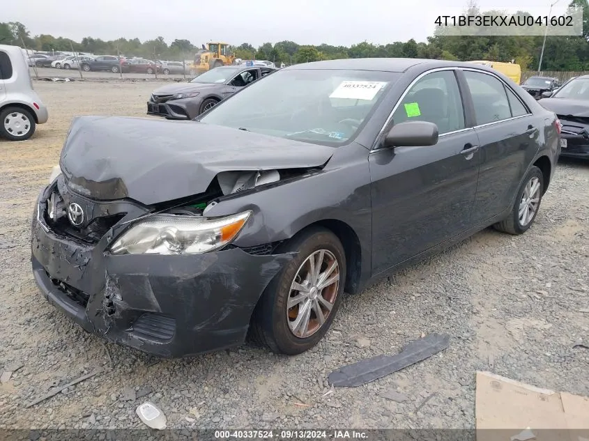 4T1BF3EKXAU041602 2010 Toyota Camry Se/Le/Xle