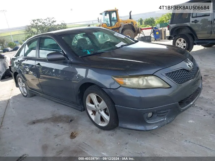 2010 Toyota Camry Se VIN: 4T1BF3EK8AU506684 Lot: 40339791