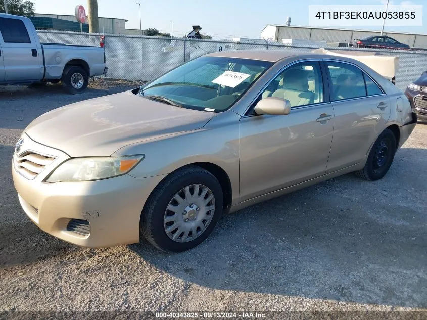 2010 Toyota Camry Se/Le/Xle VIN: 4T1BF3EK0AU053855 Lot: 40343825