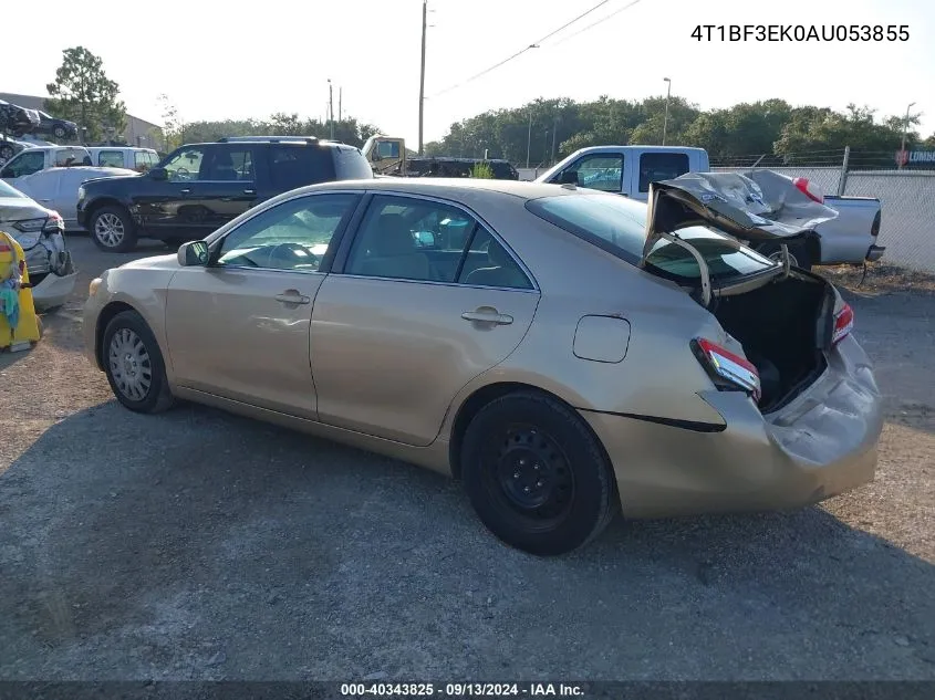 2010 Toyota Camry Se/Le/Xle VIN: 4T1BF3EK0AU053855 Lot: 40343825