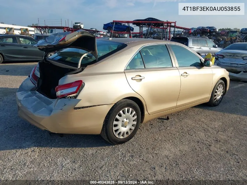 2010 Toyota Camry Se/Le/Xle VIN: 4T1BF3EK0AU053855 Lot: 40343825