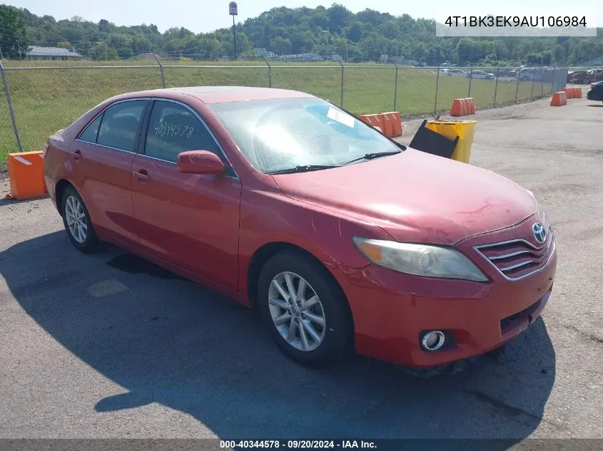 2010 Toyota Camry Xle V6 VIN: 4T1BK3EK9AU106984 Lot: 40344578