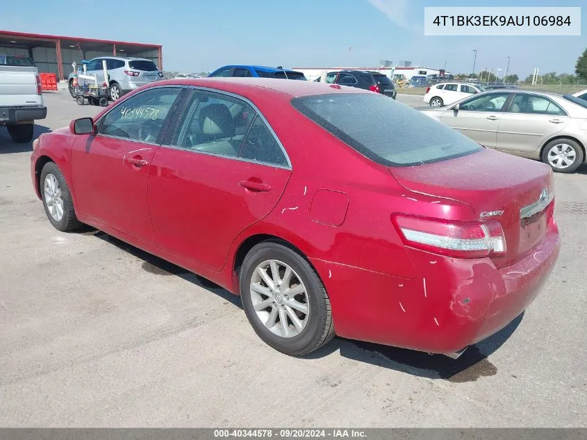 2010 Toyota Camry Xle V6 VIN: 4T1BK3EK9AU106984 Lot: 40344578