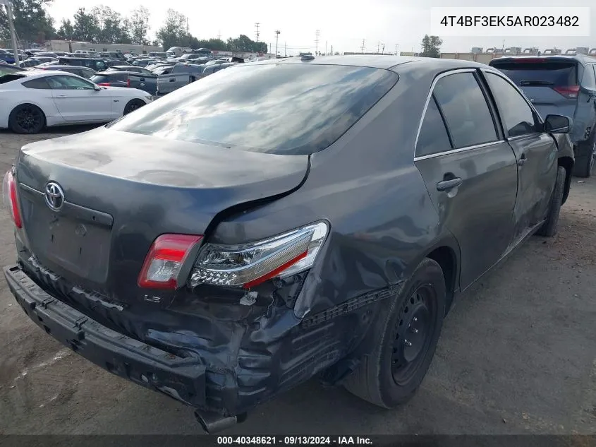 4T4BF3EK5AR023482 2010 Toyota Camry Le