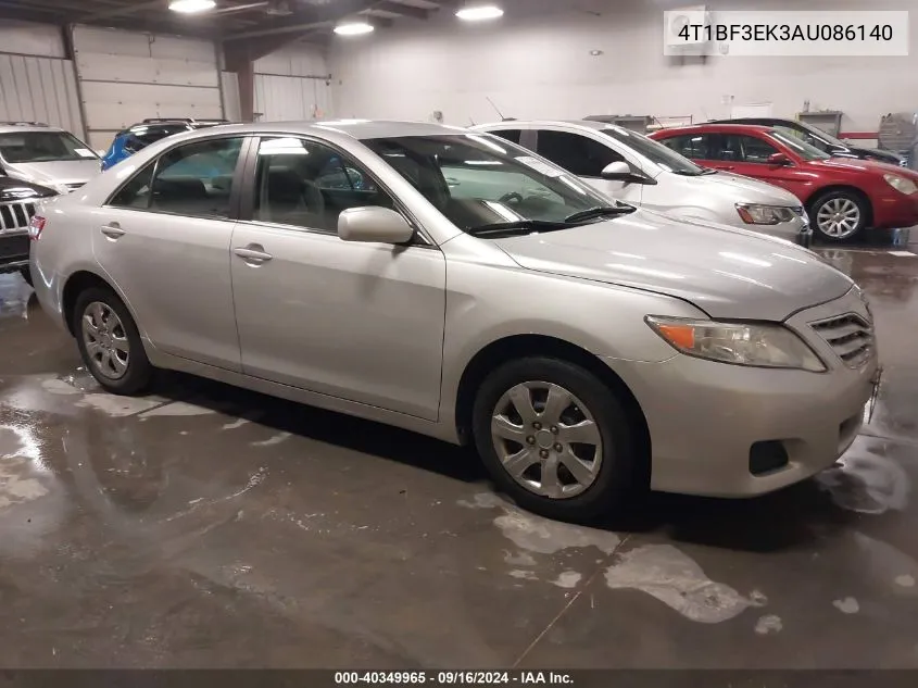 2010 Toyota Camry Le VIN: 4T1BF3EK3AU086140 Lot: 40349965