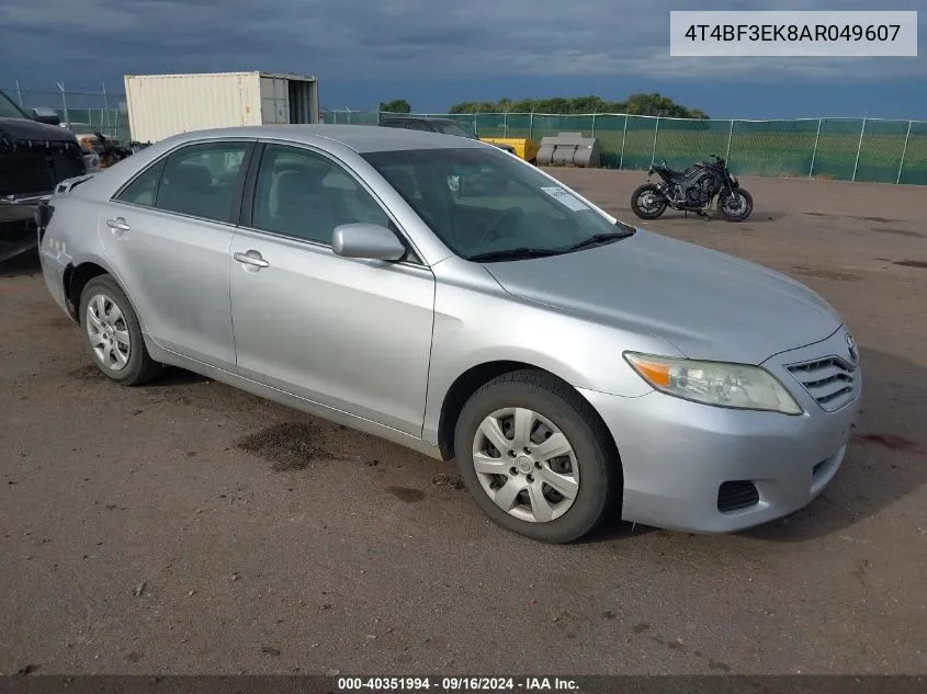 4T4BF3EK8AR049607 2010 Toyota Camry Se/Le/Xle