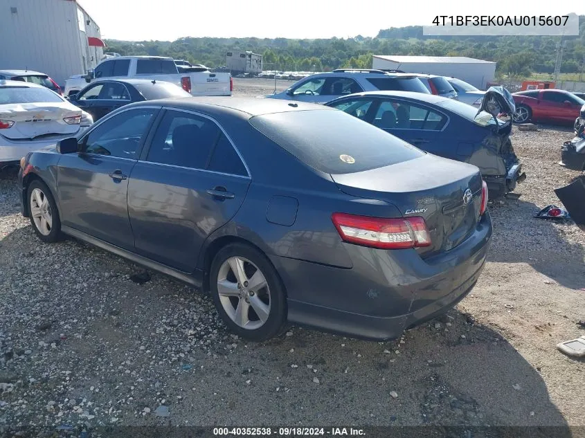 2010 Toyota Camry Se VIN: 4T1BF3EK0AU015607 Lot: 40352538