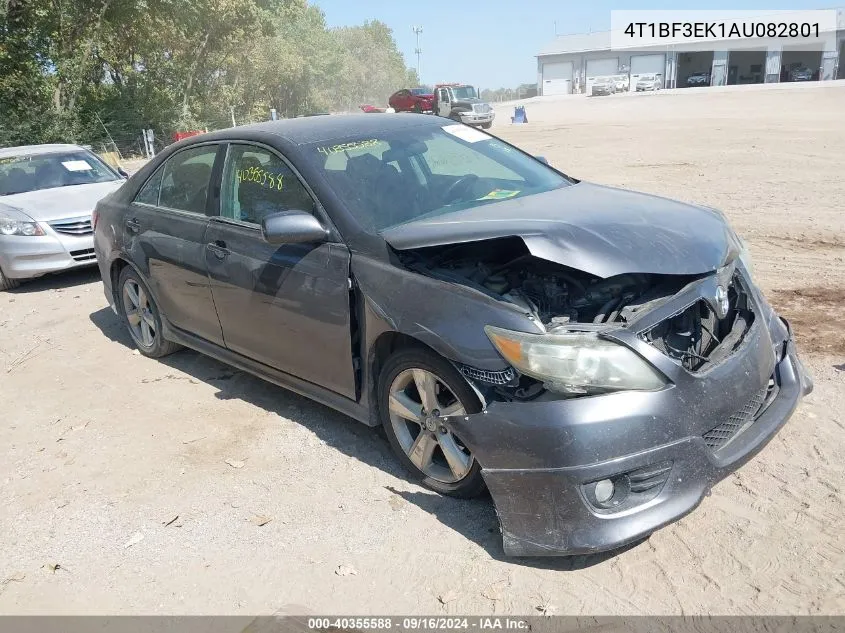 2010 Toyota Camry Se VIN: 4T1BF3EK1AU082801 Lot: 40355588