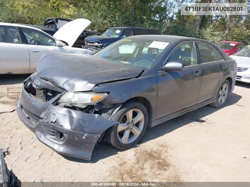 4T1BF3EK1AU082801 2010 Toyota Camry Se