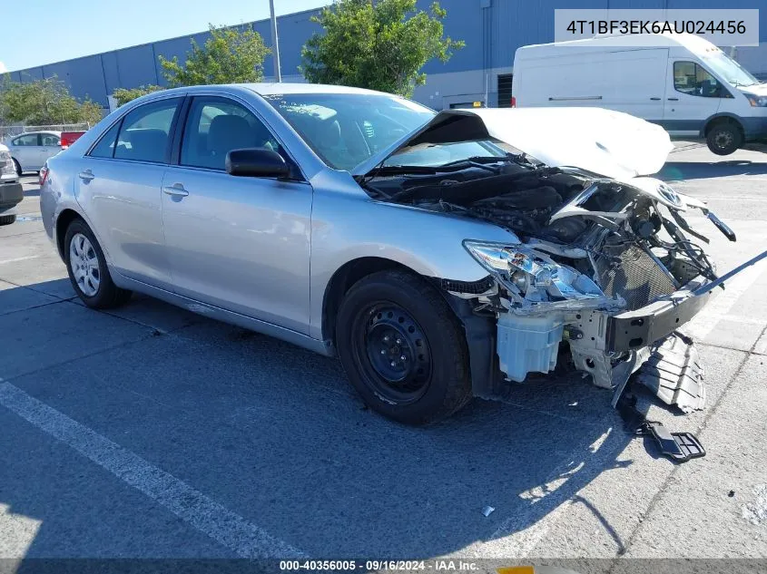 2010 Toyota Camry Le VIN: 4T1BF3EK6AU024456 Lot: 40356005