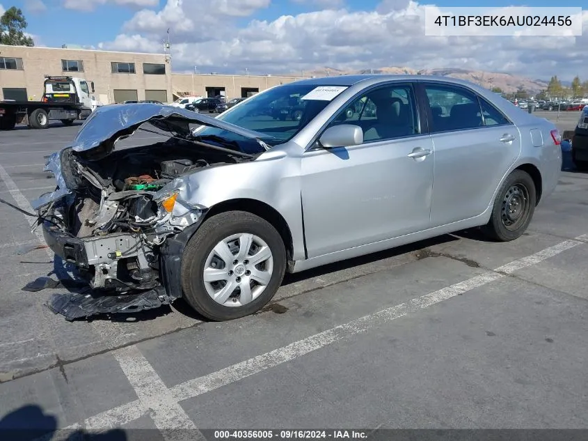 2010 Toyota Camry Le VIN: 4T1BF3EK6AU024456 Lot: 40356005