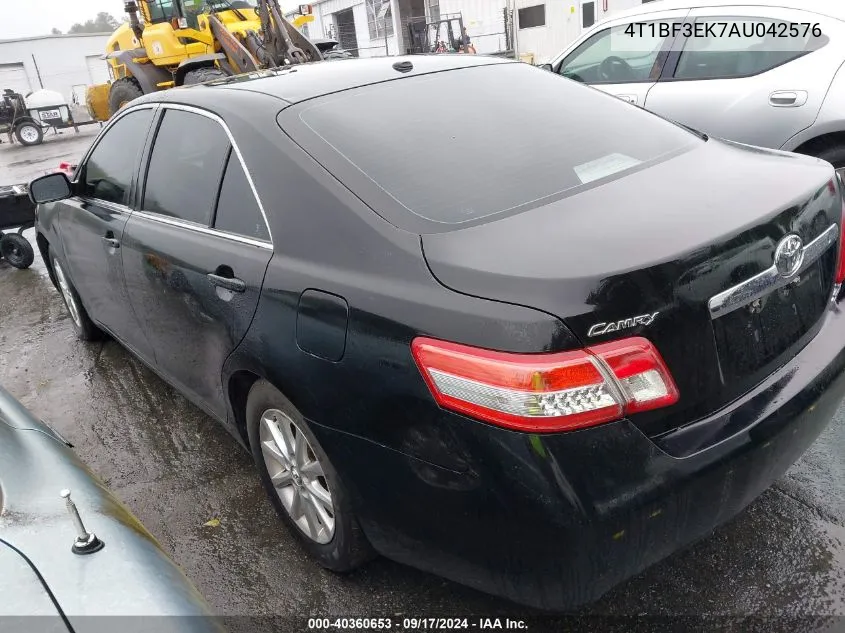 2010 Toyota Camry Xle VIN: 4T1BF3EK7AU042576 Lot: 40360653