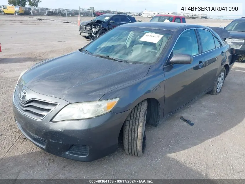 4T4BF3EK1AR041090 2010 Toyota Camry Le