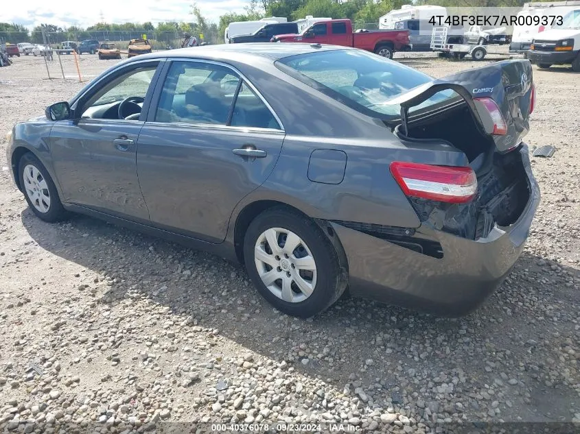 2010 Toyota Camry Le VIN: 4T4BF3EK7AR009373 Lot: 40376078